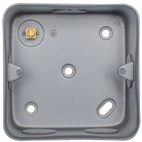 metal clad back box dimensions|white metal clad sockets.